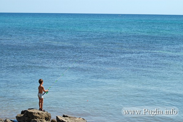 Il mare della Puglia, mare pescoso per ogni tipo di pesca.